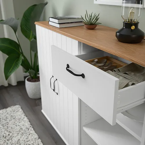 IKEA Santo Domingo - SKRUVBY Storage combination, white, 74 3/4