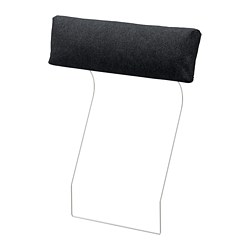 FINNALA, headrest, Tallmyra black / gray