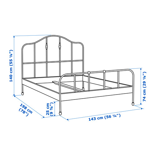 SAGSTUA bed Full