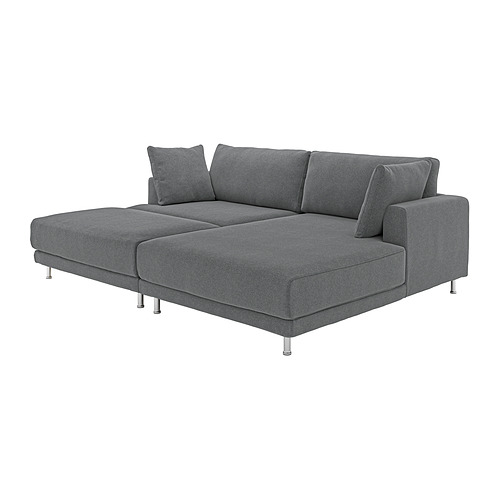 UPPÅKRA, 3 seat sofa with right chaise longue and footstool. 1 of 9 open dialog