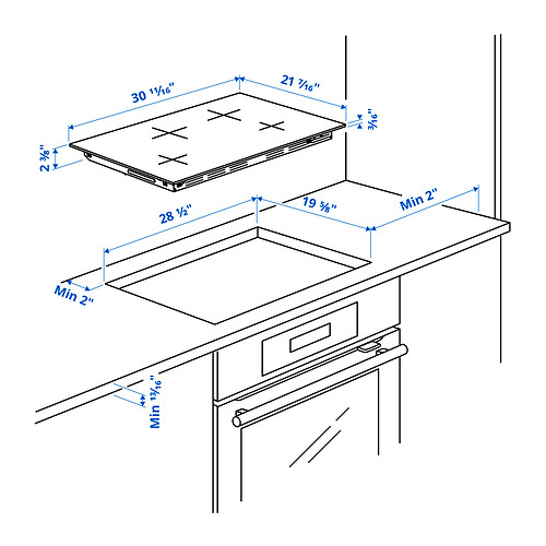 FLACKSTA, induction cooktop. 2 of 4 open dialog