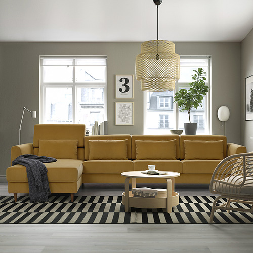 SLATORP, sofá 4 plazas+chaise longue 2 de 8 open dialog