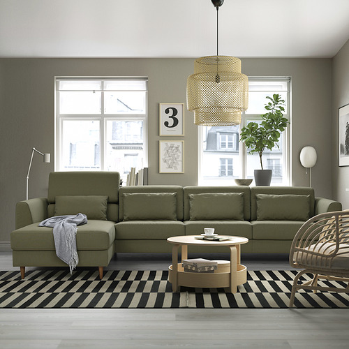 SLATORP, sofá 4 plazas+chaise longue 2 de 8 open dialog