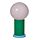 Select colour variation: battery operated dimmable/green light pink