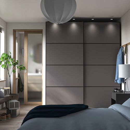 PAX / MEHAMN, wardrobe with sliding doors. 2 of 4 open dialog