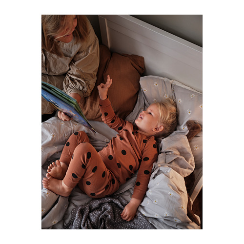 NATTSLÄNDA, duvet cover and pillowcase 6 of 8 open dialog