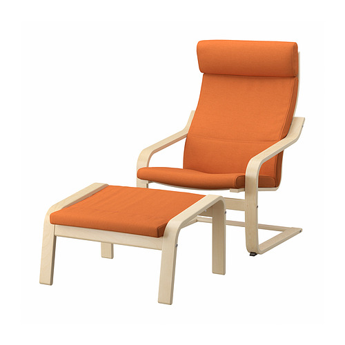 POÄNG, sillón y reposapiés 1 de 2 open dialog