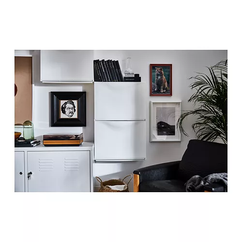 IKEA Santo Domingo - TRONES shoe/storage cabinet, white, 20 1/2