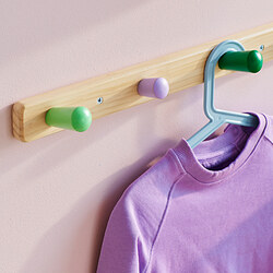 FLISAT perchero con 4 pomos