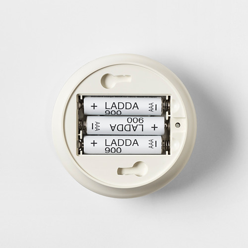 Luz nocturna con sensor de movimiento IKEA MOLGAN con pilas aaa, se ilumina automáticamente en la oscuridad.