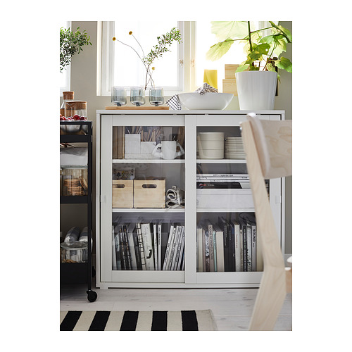 VIHALS, cabinet with sliding glass doors 3 of 5 open dialog