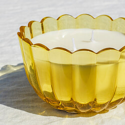 MORKULLA vela arom recipiente vidrio 2mechas