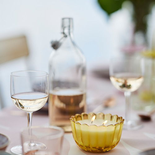 MORKULLA, vela arom recipiente vidrio 2mechas. 4 de 4 open dialog