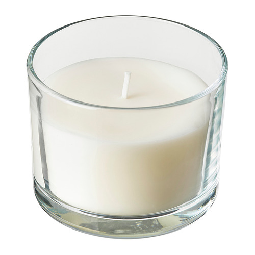 LOTSFÅGEL, scented candle in glass. 1 of 8 open dialog