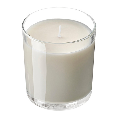 LOTSFÅGEL, scented candle in glass. 1 of 8 open dialog
