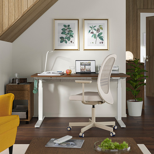 FLINTAN, office chair with armrests 4 of 9 open dialog