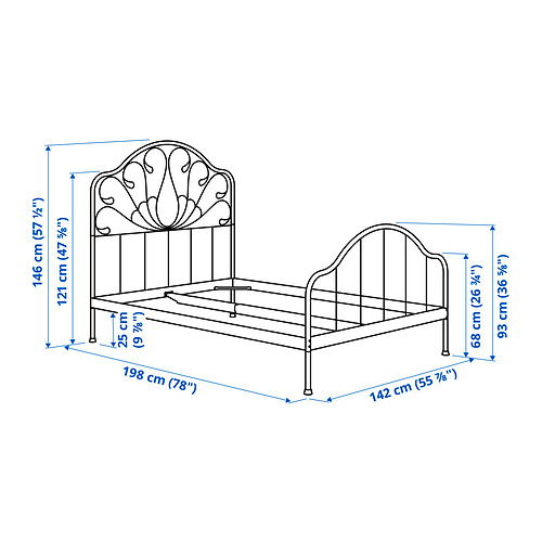 MELLGRUND, base de cama. 8 de 8 abrir diálogo