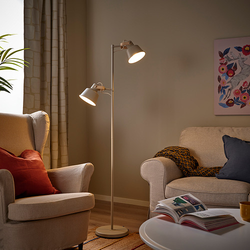 SJÖMAKT, lámpara de piso+2 focos. 4 de 4 open dialog