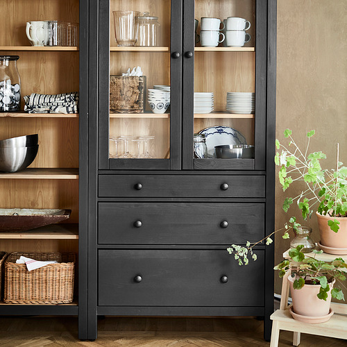 HEMNES, comb almacenamiento+puertas/cajones. 3 de 6 abrir diálogo