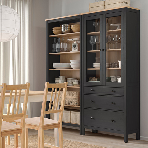 HEMNES, comb almacenamiento+puertas/cajones. 4 de 6 abrir diálogo