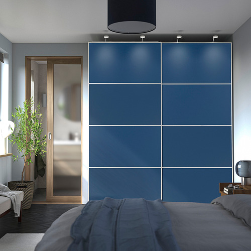 PAX / MEHAMN, wardrobe with sliding doors. 2 of 4 open dialog