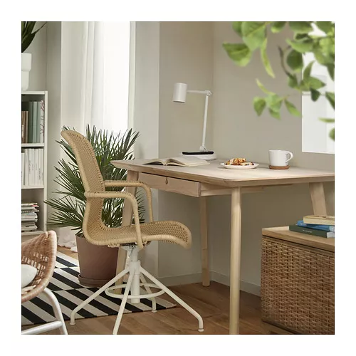 IKEA Santo Domingo - LISABO desk, ash veneer IKEA Santo Domingo - LISABO desk, ash veneer