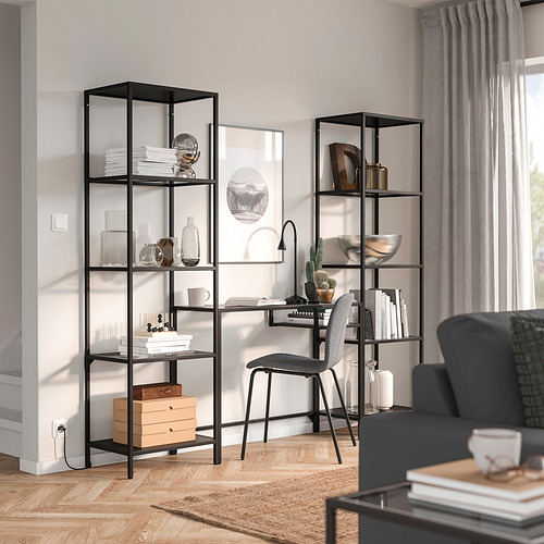 VITTSJÖ, estantería con mesa para portátil 4 de 4 open dialog
