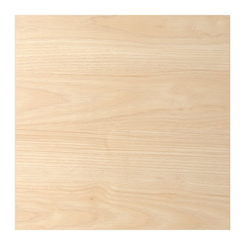 Frente de cajón ASKERSUND, vetas claras de madera de fresno, rectangular, diseño moderno.