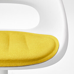 Measurement Illustration - LOBERGET/MALSKÄR swivel chair + pad