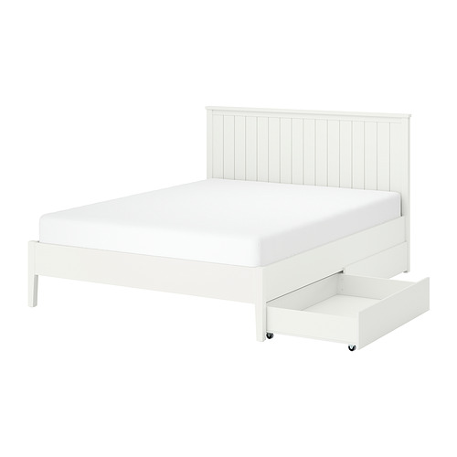 GULLABERG, bed frame with 2 drawers without slatted base. 1 of 7 open dialog
