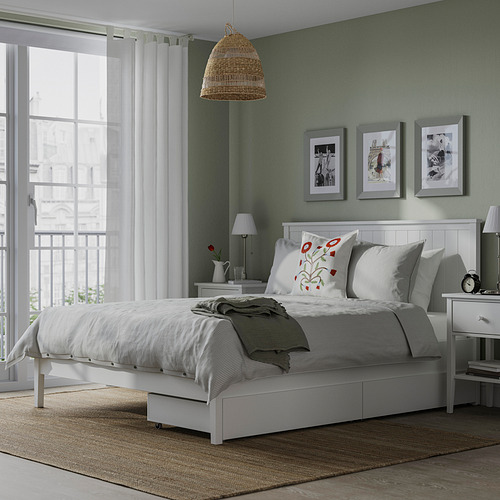 GULLABERG, bed frame with 2 drawers without slatted base. 2 of 7 open dialog