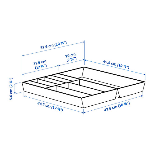 UPPDATERA, flatware tray/utensil tray. 3 of 3 open dialog
