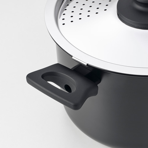 HEMLAGAD pot with lid