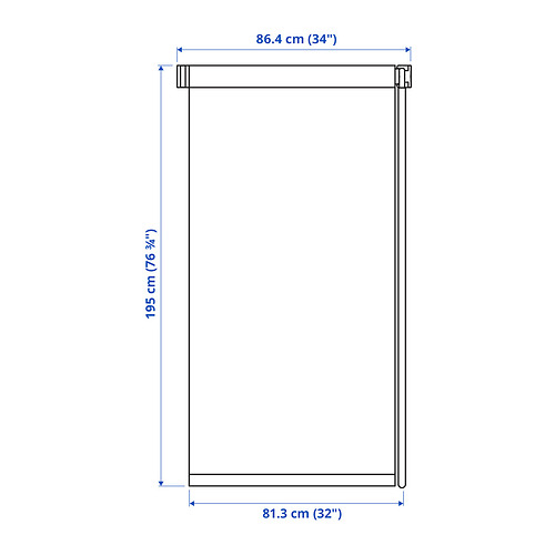 FRIDANS, black-out roller blind 9 of 9 open dialog