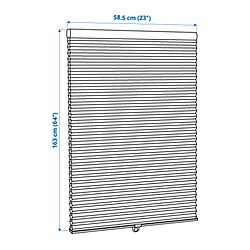 Ilustración de medidas - HOPPVALS persiana celular