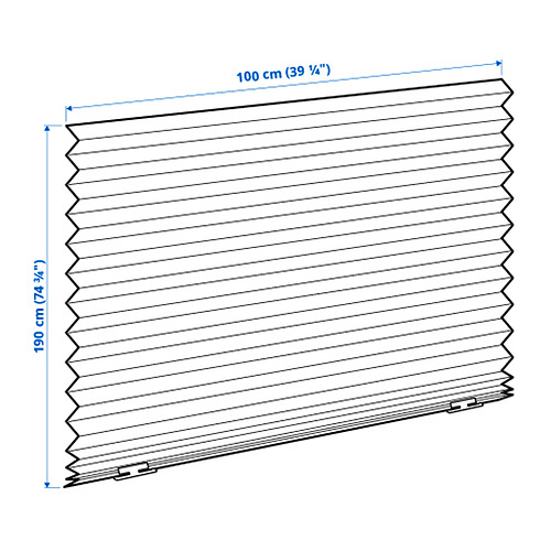 SCHOTTIS, blackout pleated blind 7 of 8 open dialog