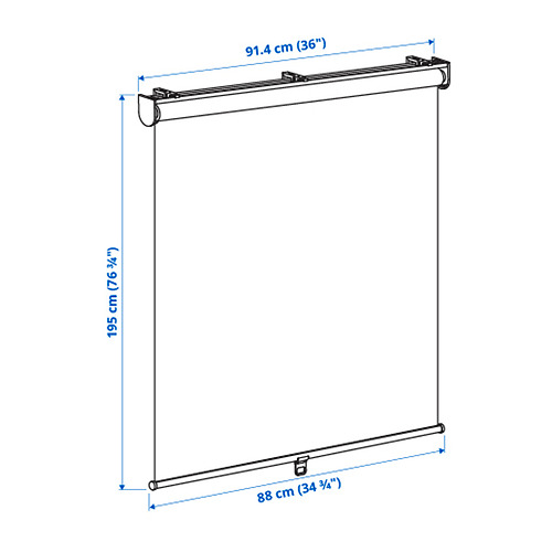SKOGSKLÖVER, roller blind 8 of 10 open dialog