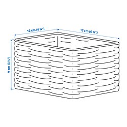 Measurement Illustration - DJURTRÄNARE basket