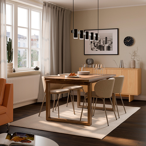 MÖRBYLÅNGA / KRYLBO, mesa con 4 sillas. 2 de 2 open dialog