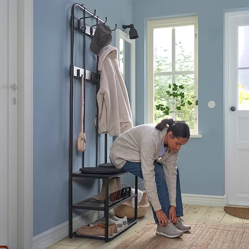 IKEA Santo Domingo NIPÅSEN perchero con banco con zapatero