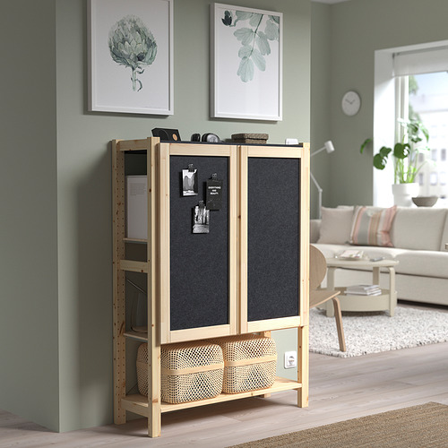 IVAR, estantería con puertas. 2 de 5 open dialog