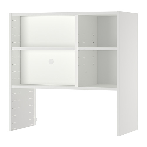 Marco de armario de pared METOD blanco, almacenamiento de cocina moderno.