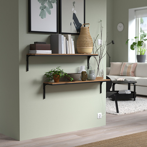 FJÄLLBO, combinación de estantes de pared 2 de 4 open dialog