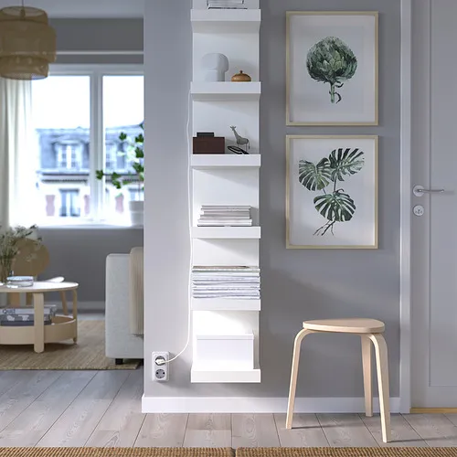 IKEA Puerto Rico - LACK wall shelf unit, white, 11 3/4x74 3/4 
