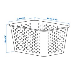 Measurement Illustration - PLOGSVÄNG storage basket