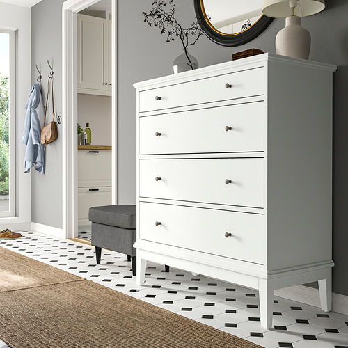 IDANÄS, 4-drawer chest. 3 of 8 open dialog