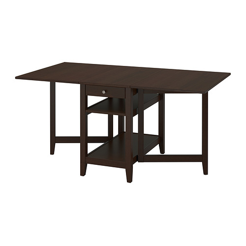 NÄSINGE, gateleg dining table with storage. 1 of 6 open dialog