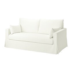 HYLTARP, sofá 2 plazas, Hallarp blanco