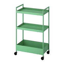 NISSAFORS, carrito, Verde claro