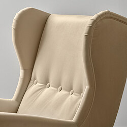 Measurement Illustration - STRANDMON wing chair with ottoman